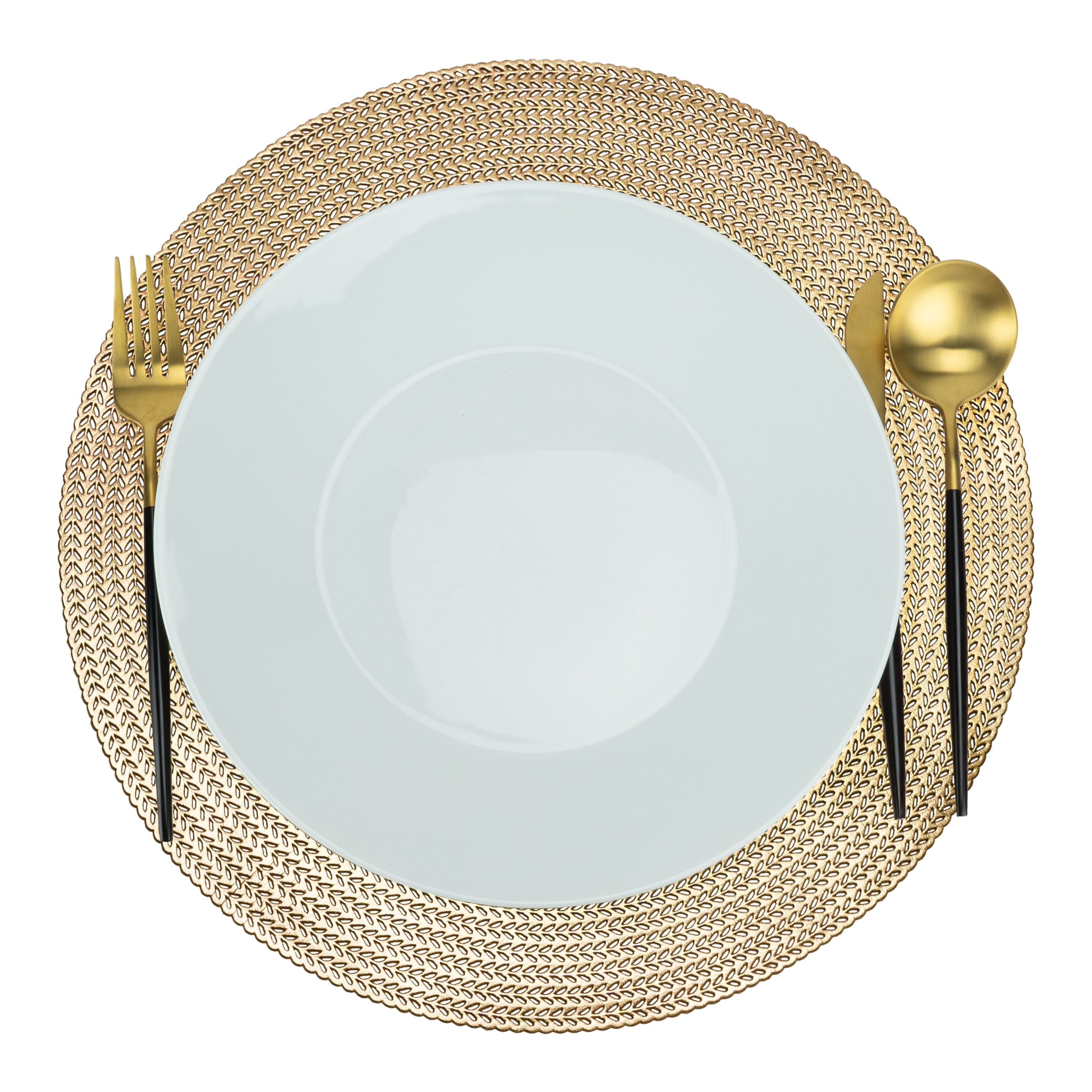 Krumble Placemat rond - PVC - Goud