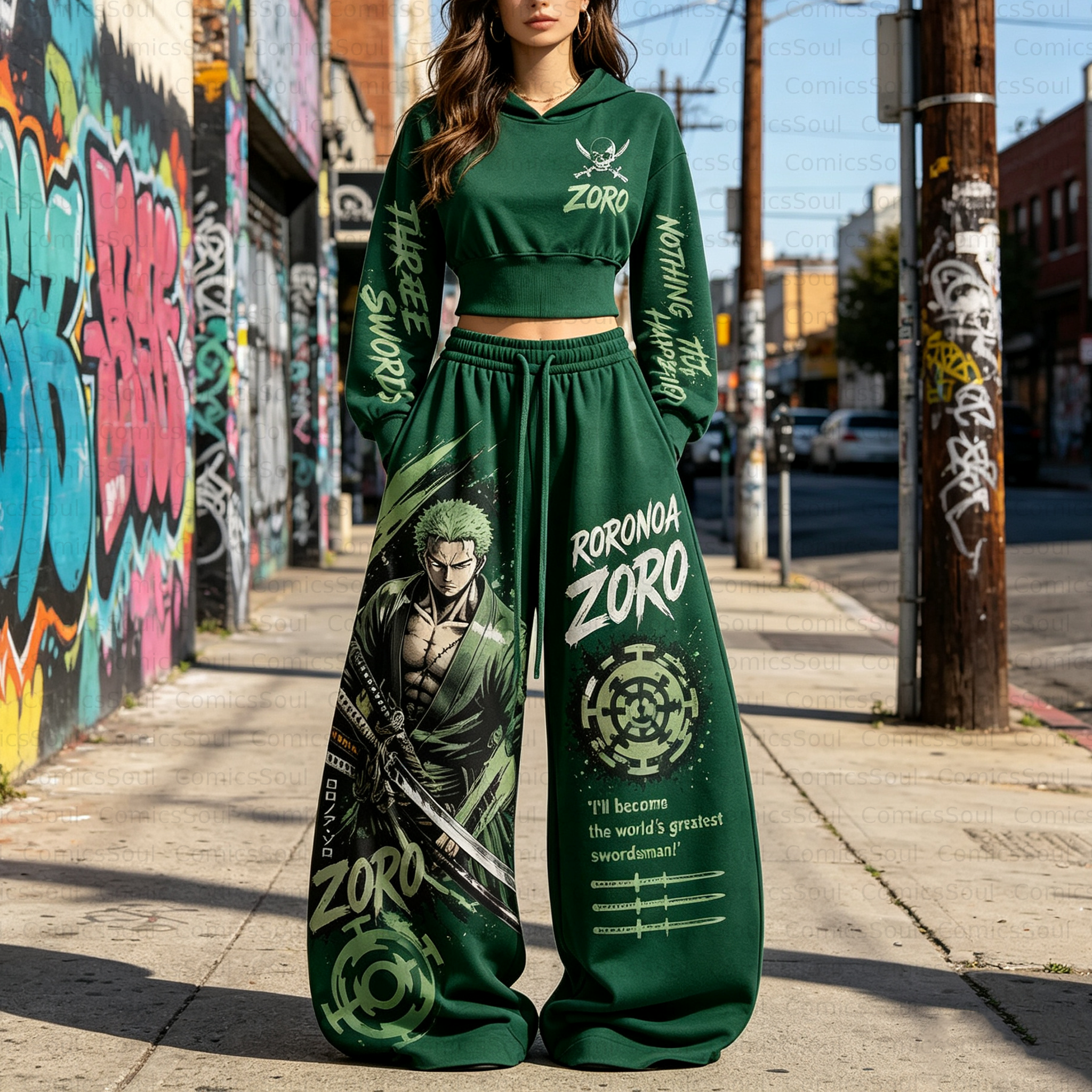 One Piece Hoodie & Pants Two Piece Tracksuit Set 3050996 TeeThreads Sustain the Scene with Custom Apparel
