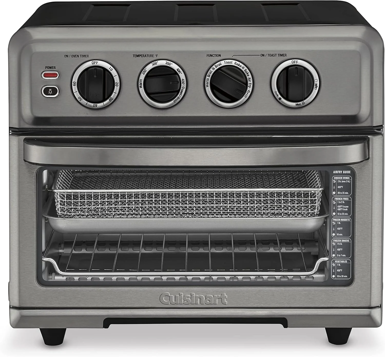 Cuisinart Air Fryer Toaster Oven with Grill, 1800W 8-1 Air Fryer Oven with Bake
