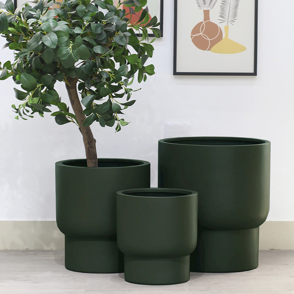 Vase The World Roskilde Bloempot Ø 37 cm - Groen