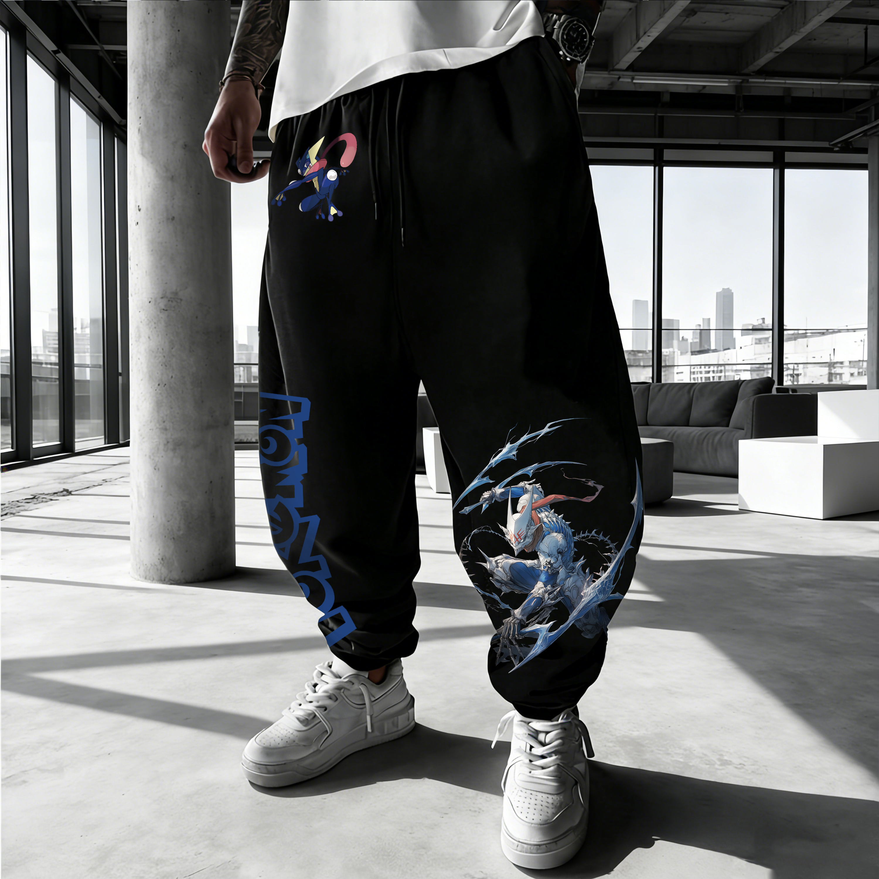 Unisex Casual Anime Streetwear Pant