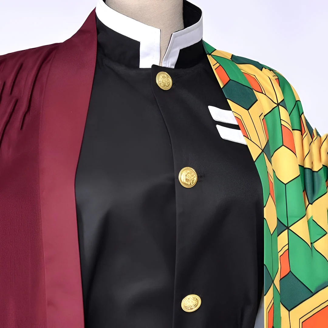 Halloween Costume Anime Haori Mask Cosplay Outfit - Image 3 Halloween Costume Anime Haori Mask Cosplay Outfit - Image 3