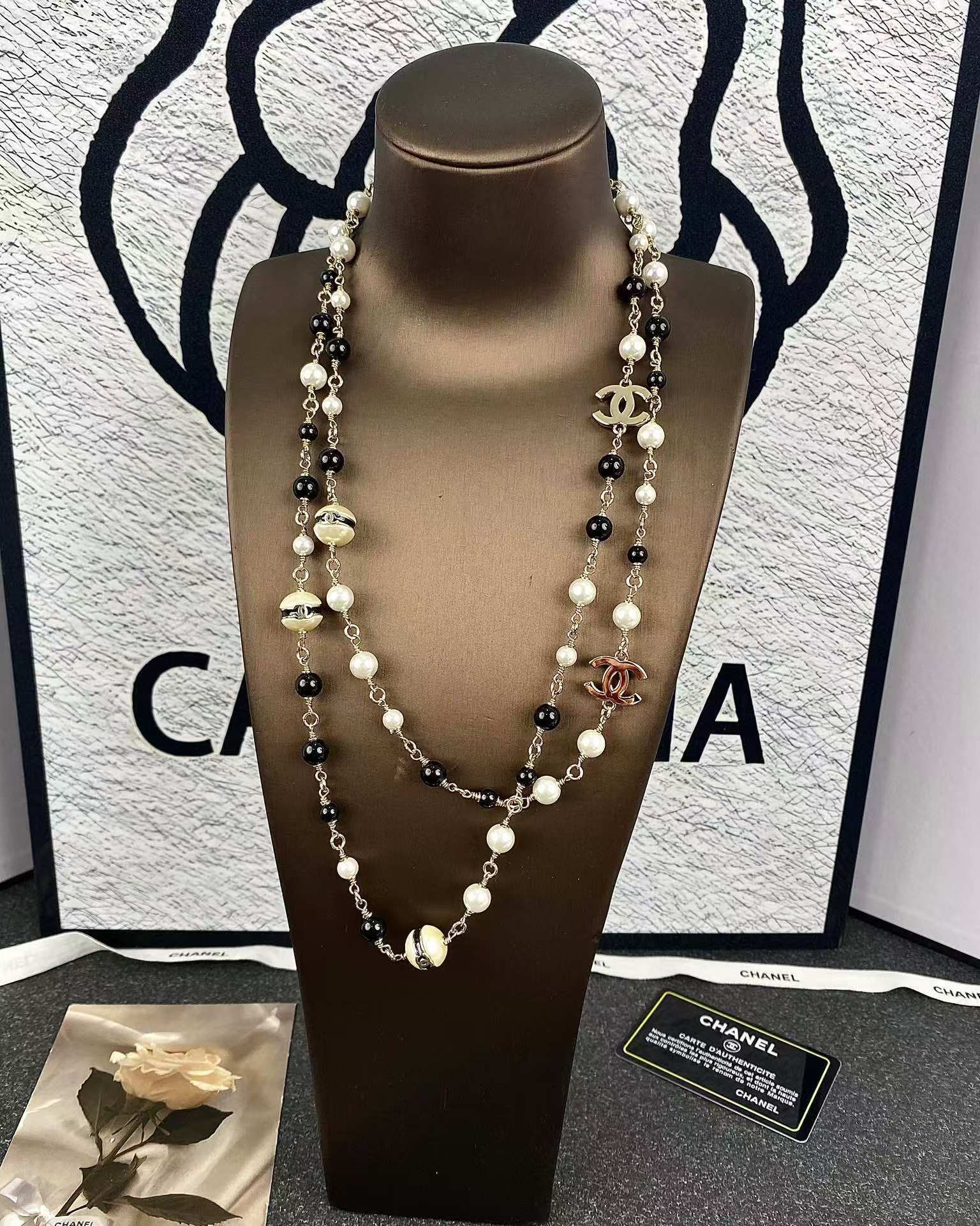 Chanel Long Sweater Necklace - Original Replica Club