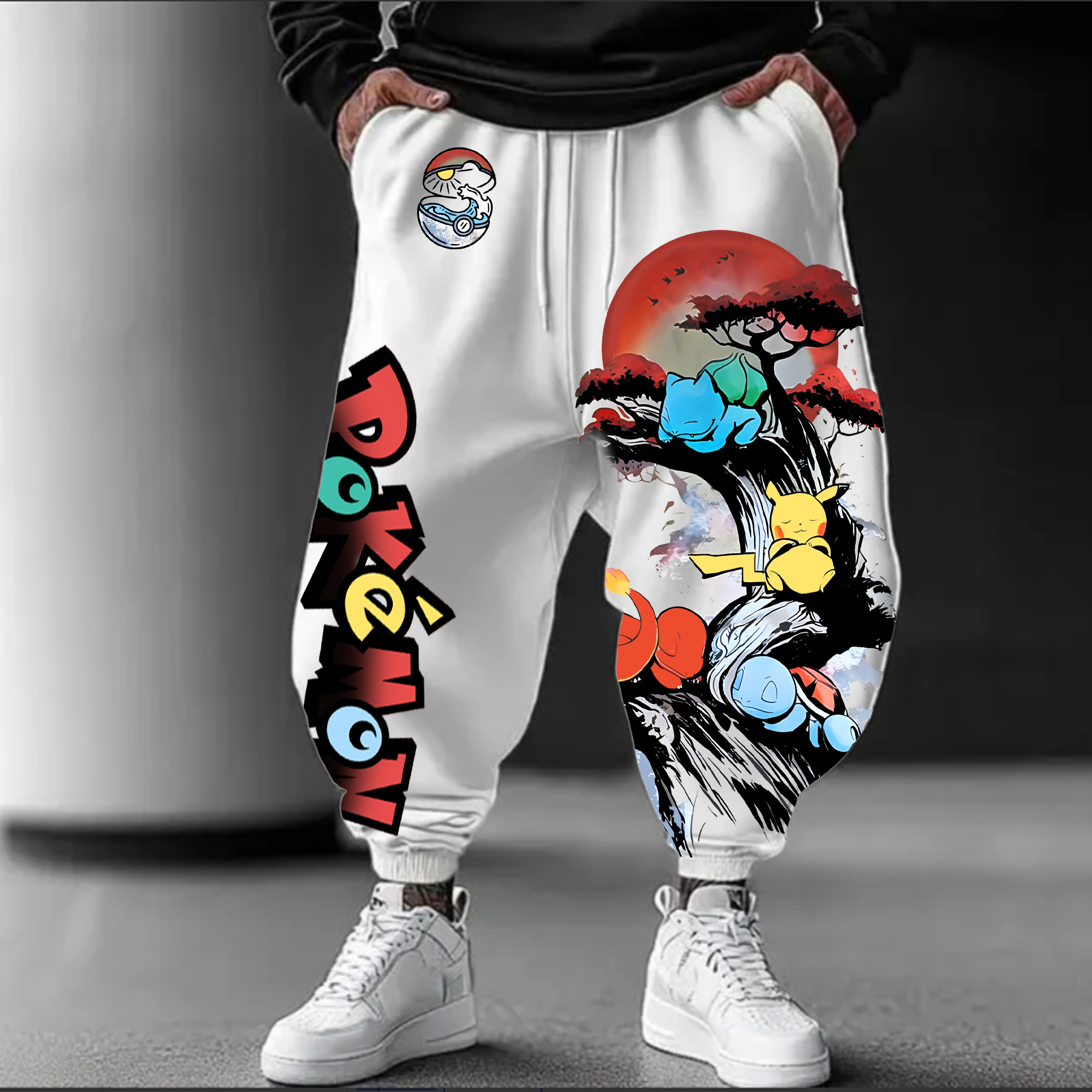 Unisex Casual Anime Streetwear Pants