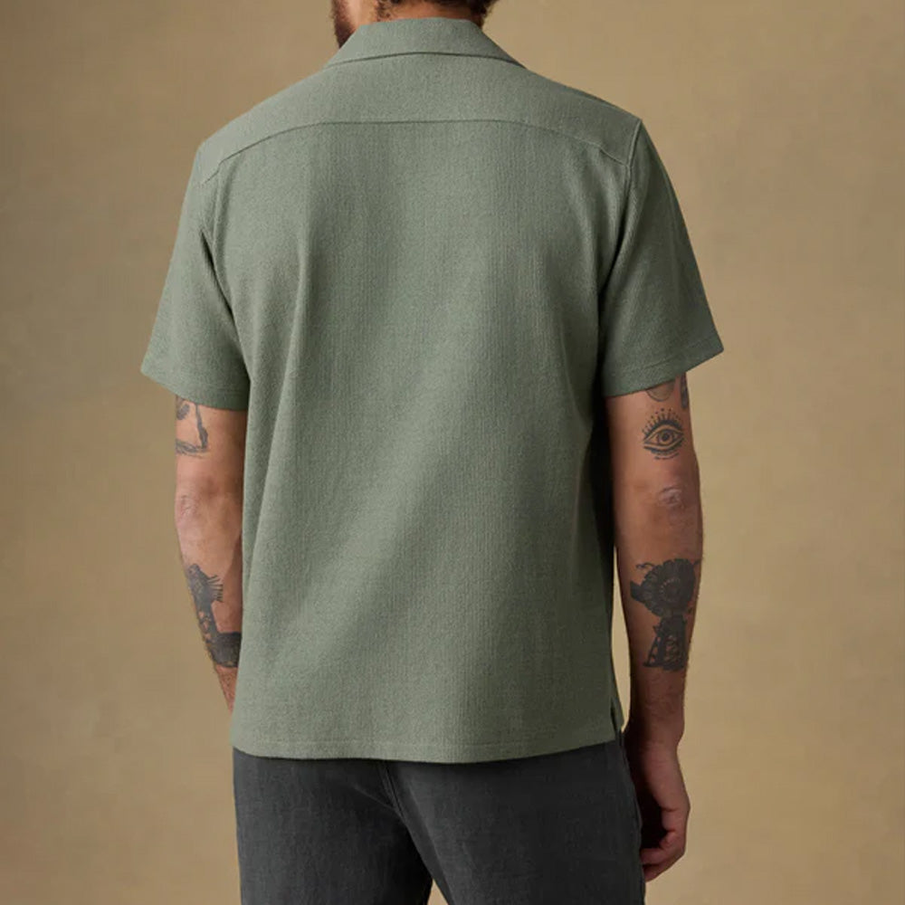 Faherty - Chemise Oasis Camp - Faded Spruce