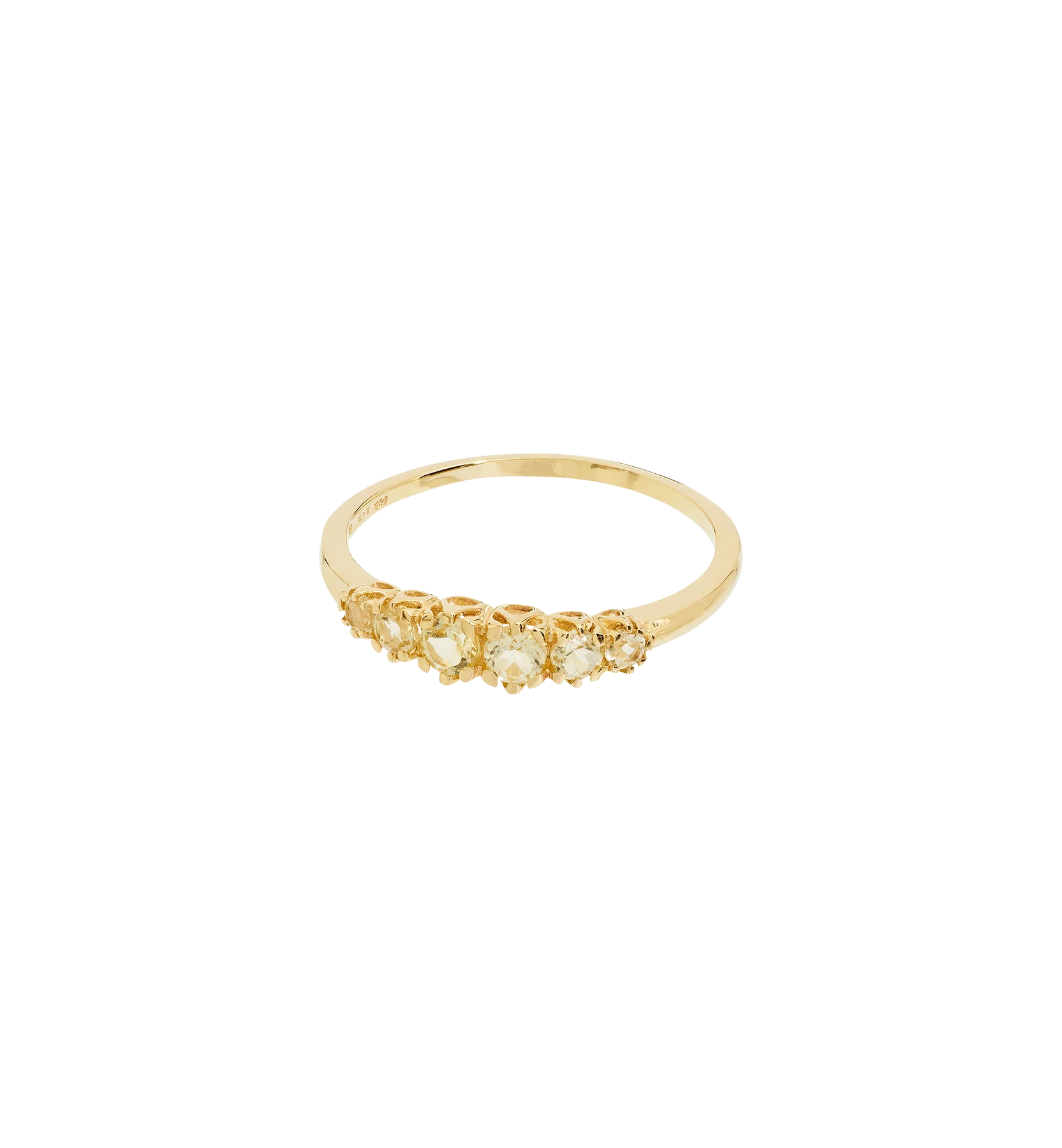 Anna Ring Lemon Quartz 14K
