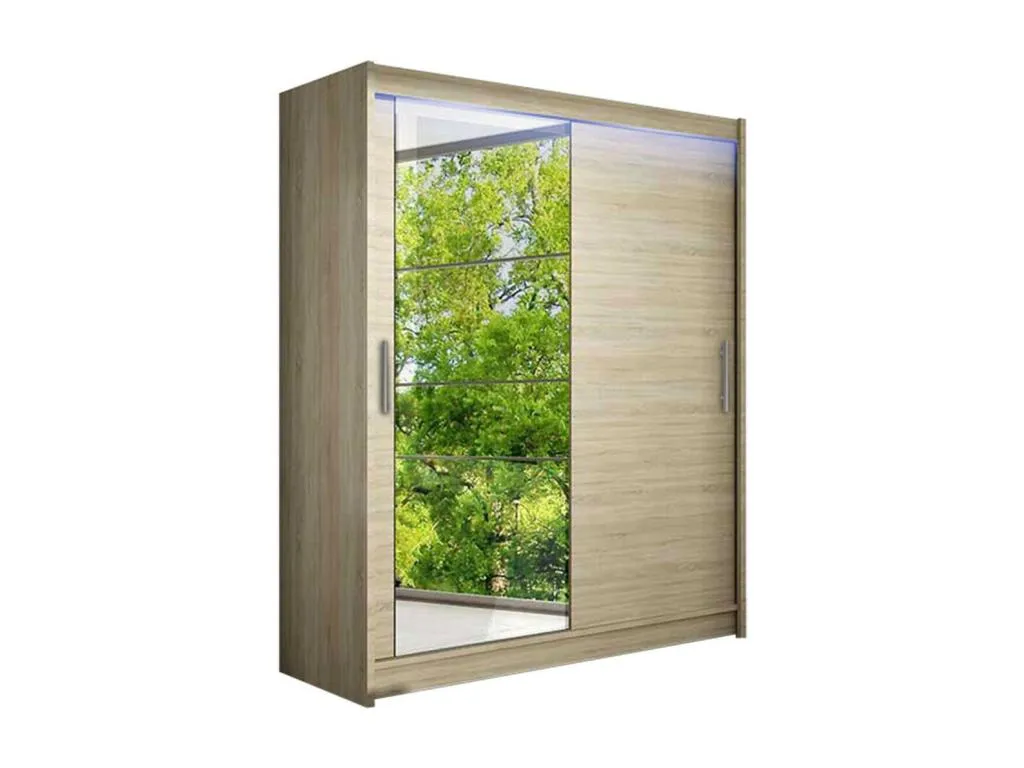 Armario Alkihogares 112 Alkihogares 200x150x58cm Puertas de armario - Correderas
