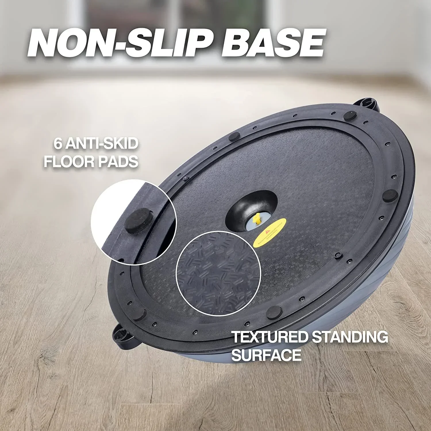 IFAST Balance Trainer 23 Inch Half Ball With Resistance Bands - 660LB Weight Capacity - Image 2 IFAST Balance Trainer 23 Inch Half Ball With Resistance Bands - 660LB Weight Capacity - Image 2