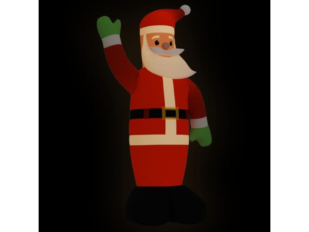 Papá Noel inflable de Navidad con LED 820 cm