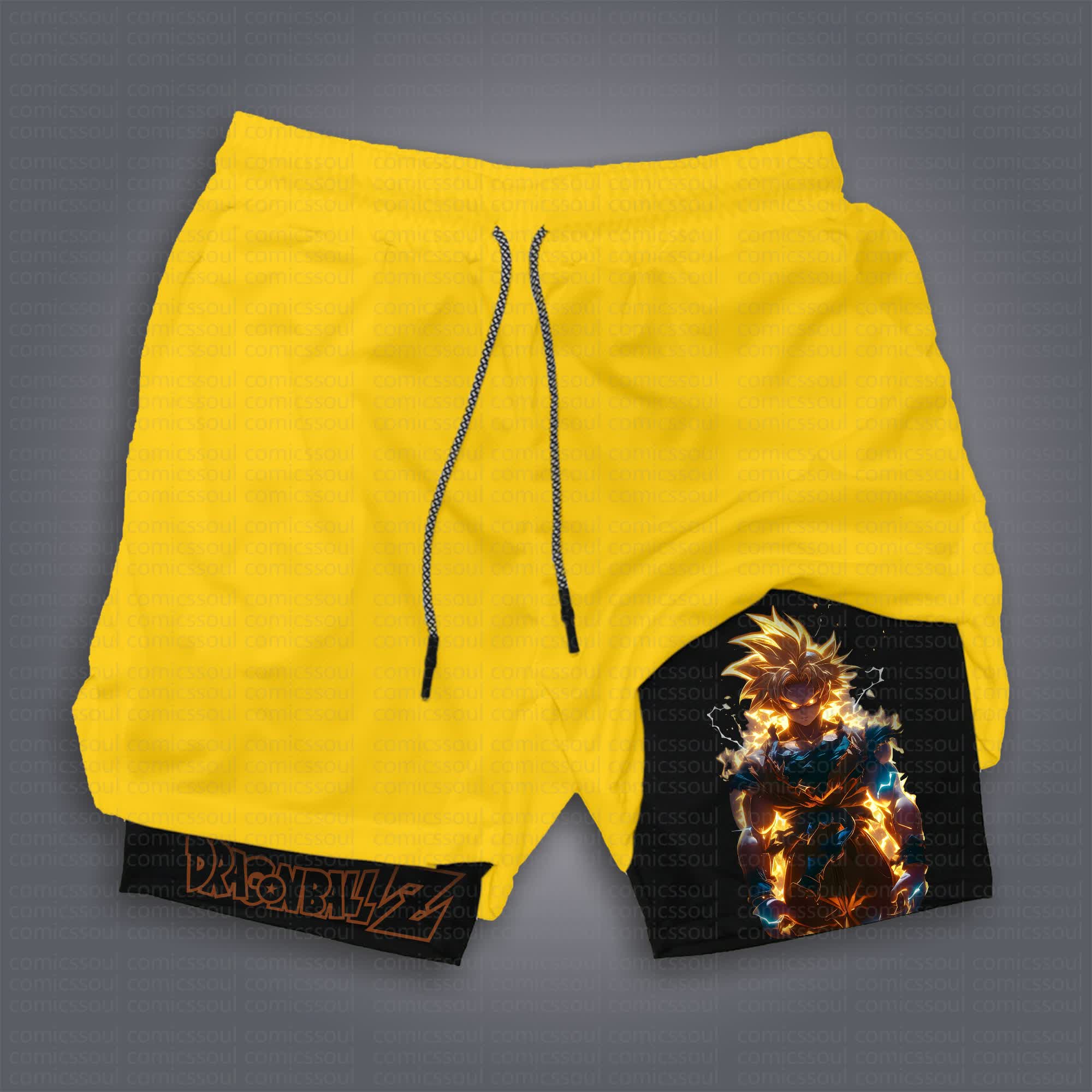 Unisex  “Comicssoul” Casual Anime Streetwear Shorts