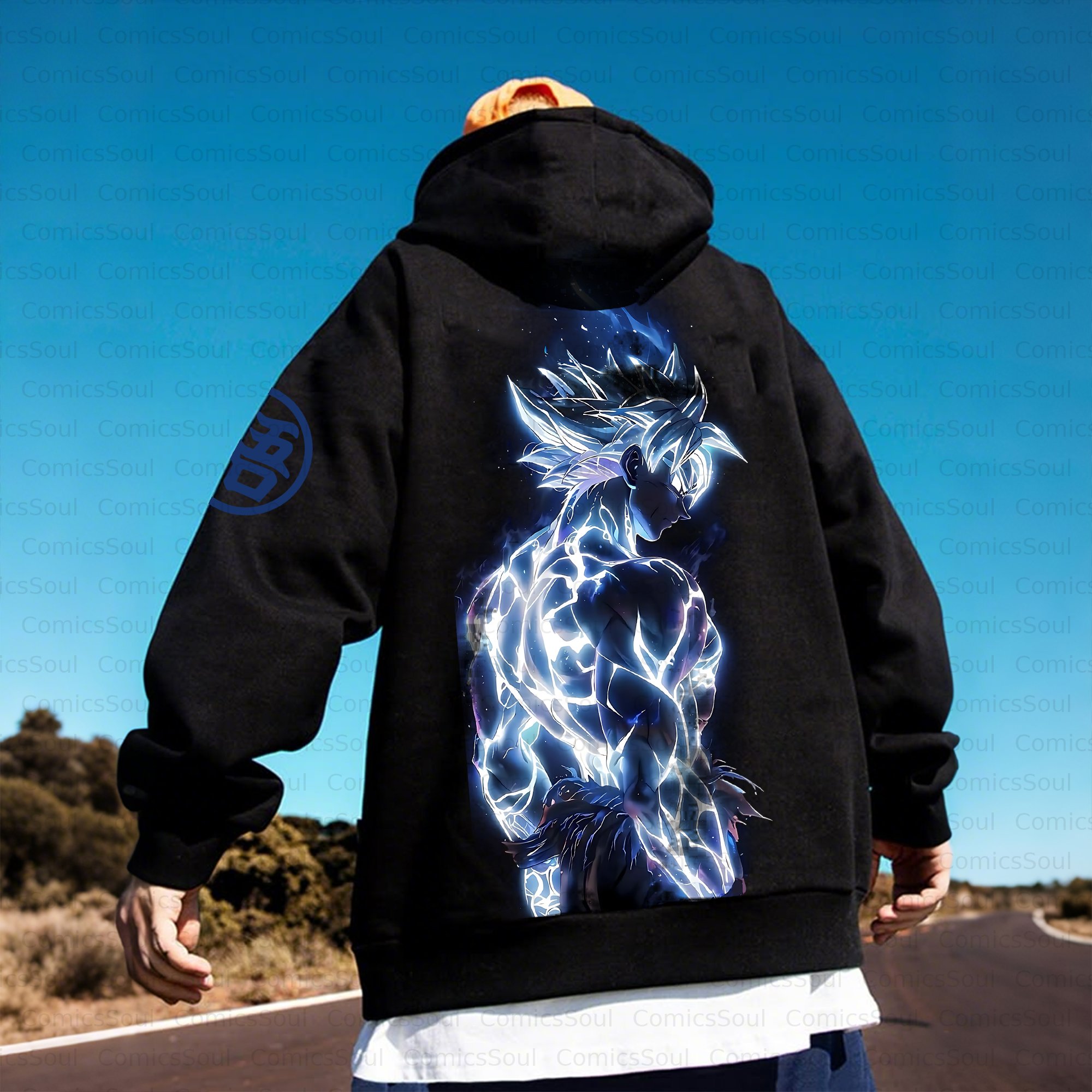 Unisex Anime Inspired Vintage Plush Hoodie
