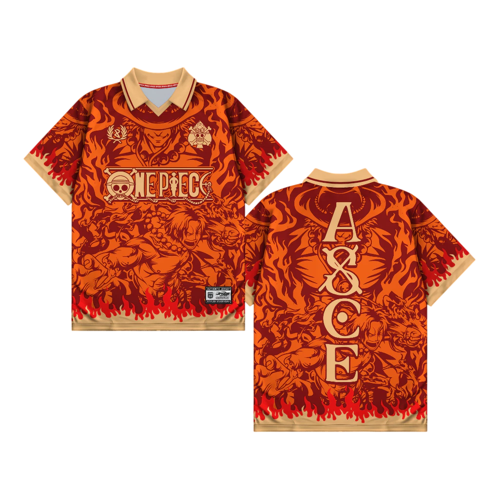 One Piece Anime Football Jersey