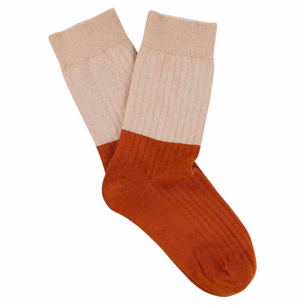 Escuyer - Chaussettes Color Block - Rose