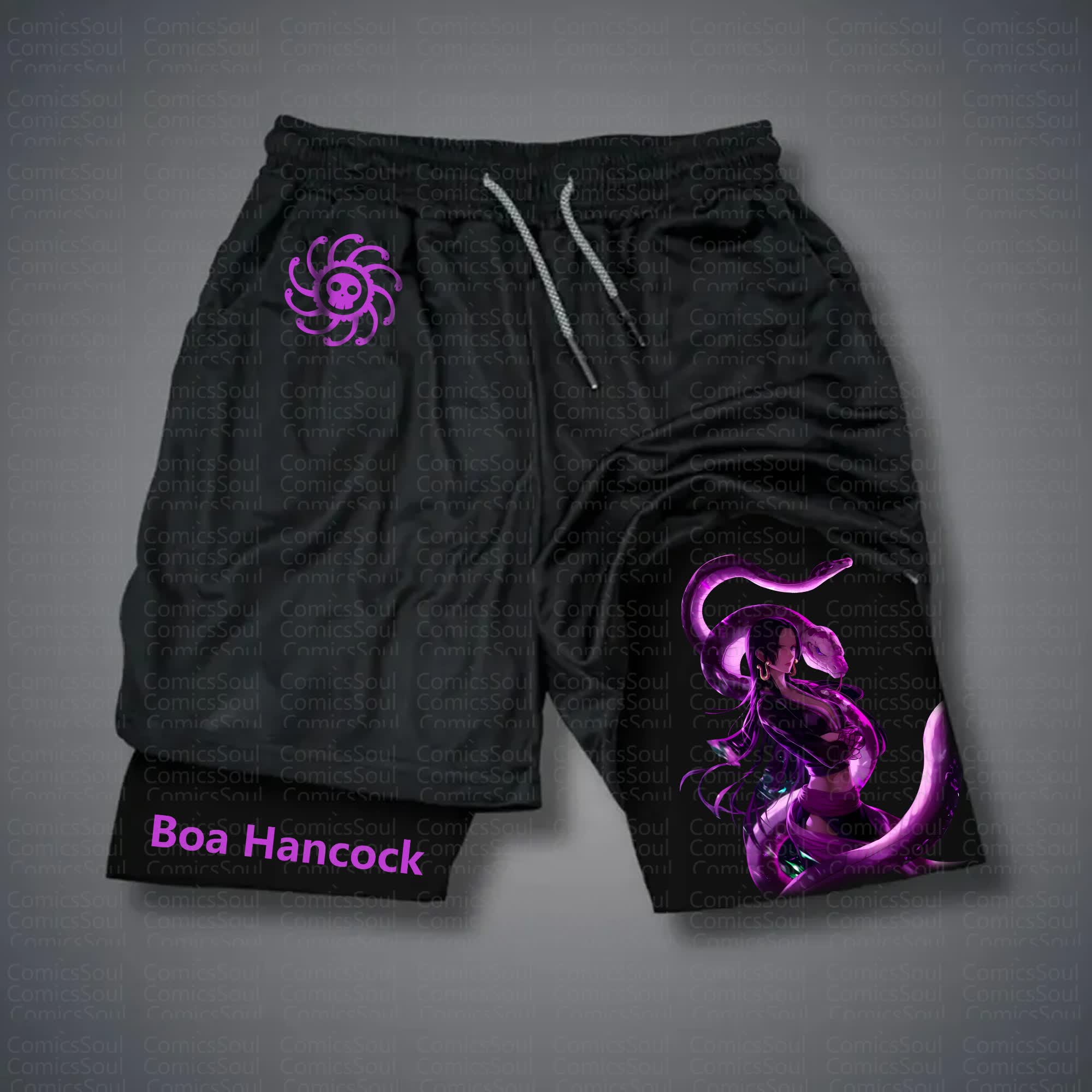Unisex Casual Anime Streetwear Shorts 丨Comicssoul