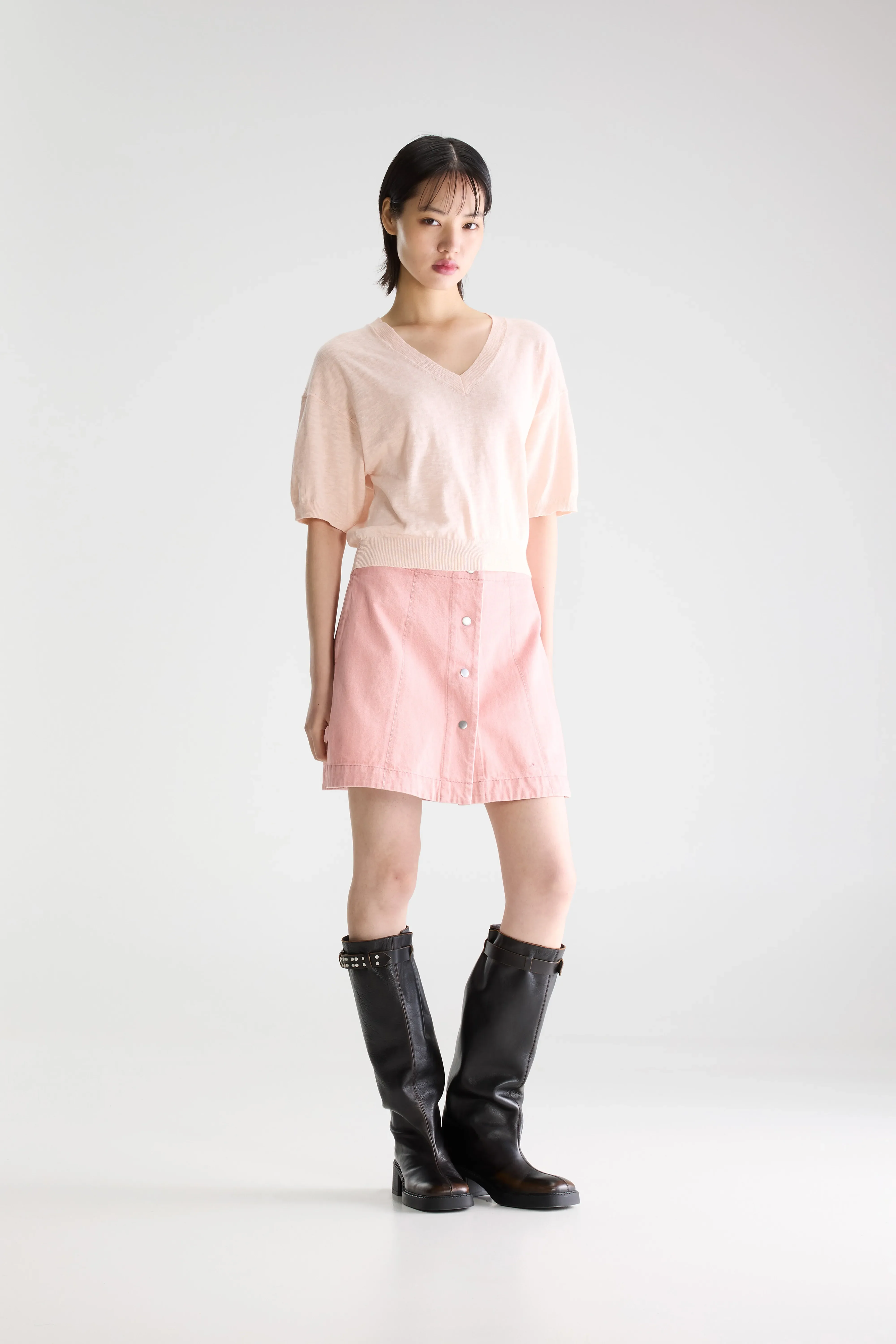 Bellerose Dadif v-neck sweater (261 / W / BABE)