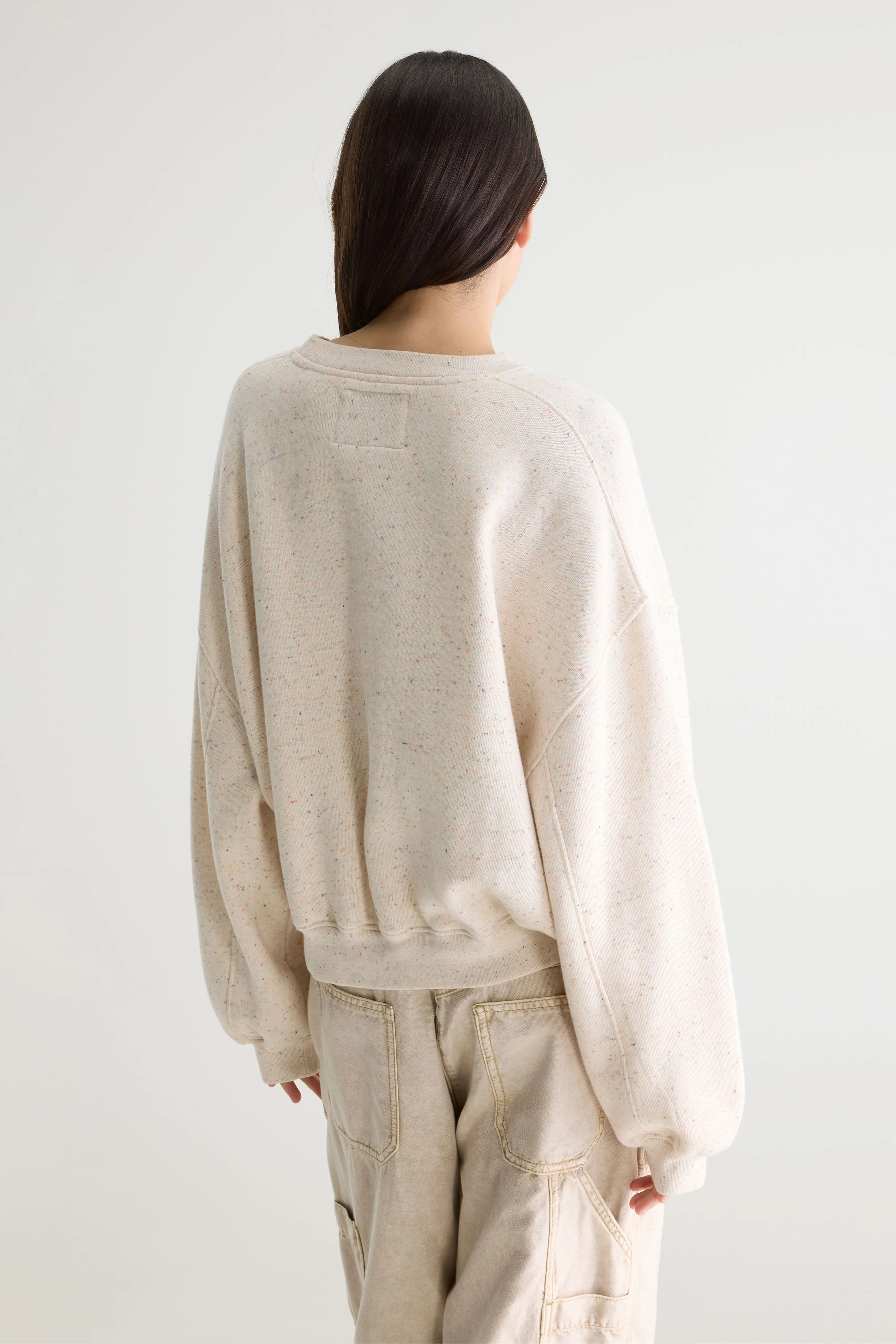 Bellerose Fancy cropped crewneck sweatshirt (261 / W / COMBO C)