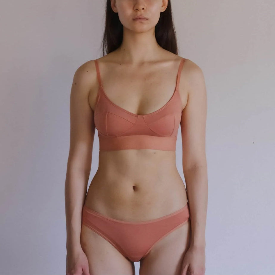 Baserange - Soutien Gorge Soft - Terracotta
