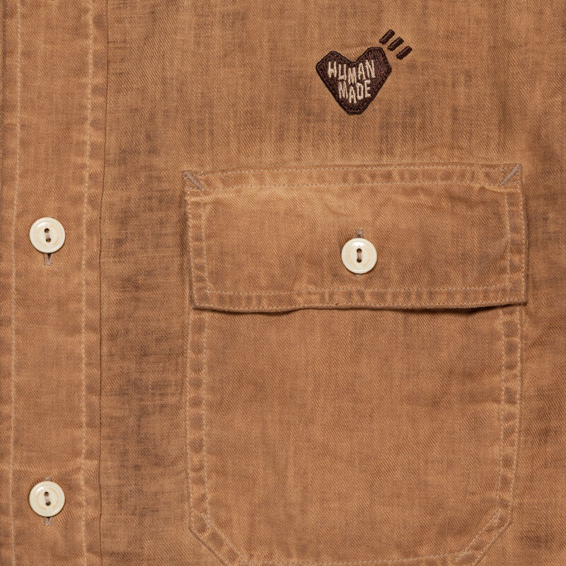HUMAN MADE KAKISHIBU DYE WORK SHIRT