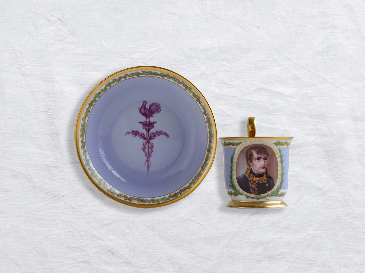 Tasse et soucoupe Empire