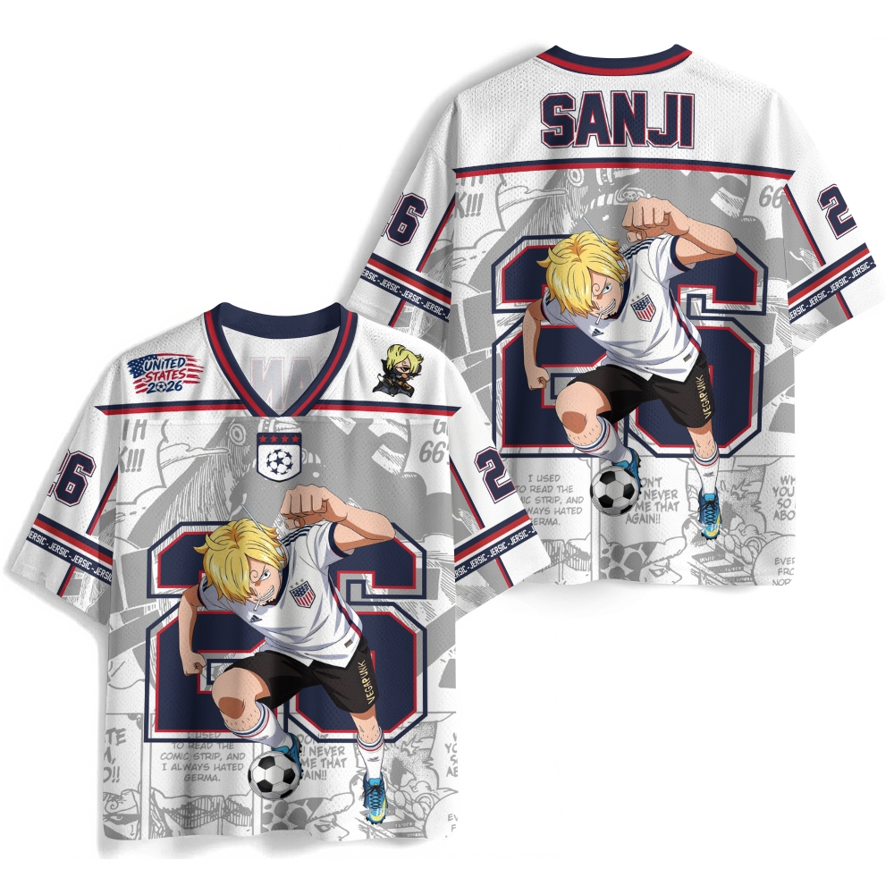 One Piece Anime Football Jersey