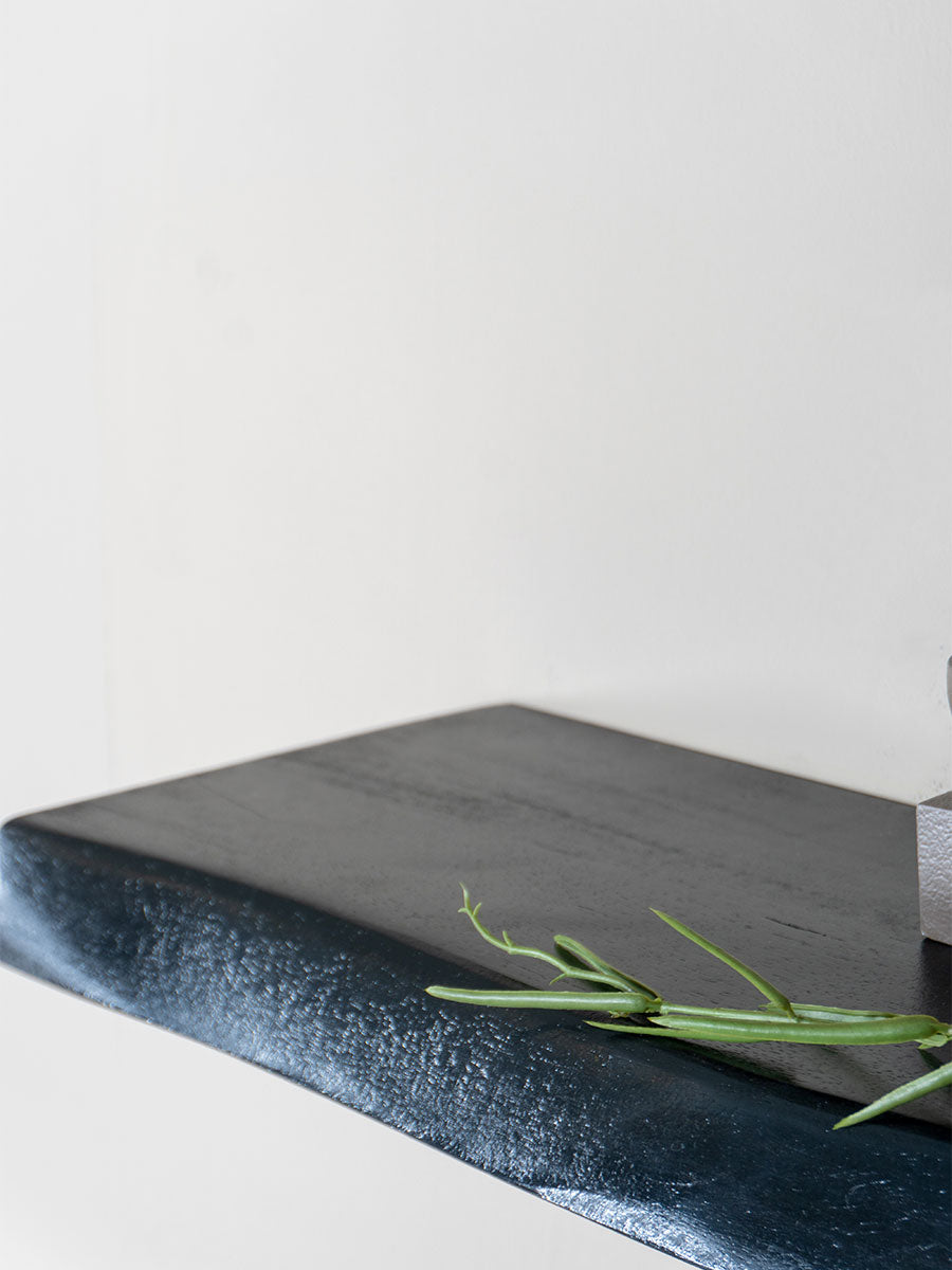 Home67 - Wandplank Pure Zwart Mangohout 120 cm