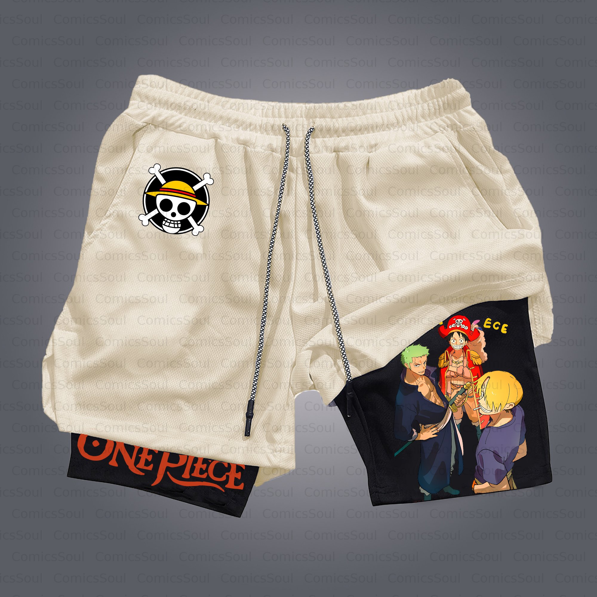 Unisex Casual Anime Style Shorts