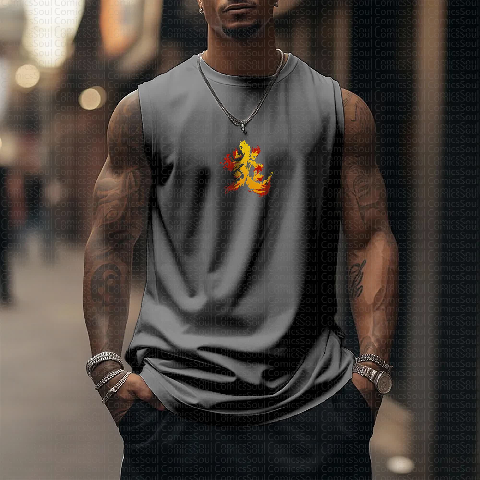 Unisex “Comicssoul X Comicssoul” Casual Anime  Tank Top TeeThreads Sustain the Scene with Custom Apparel