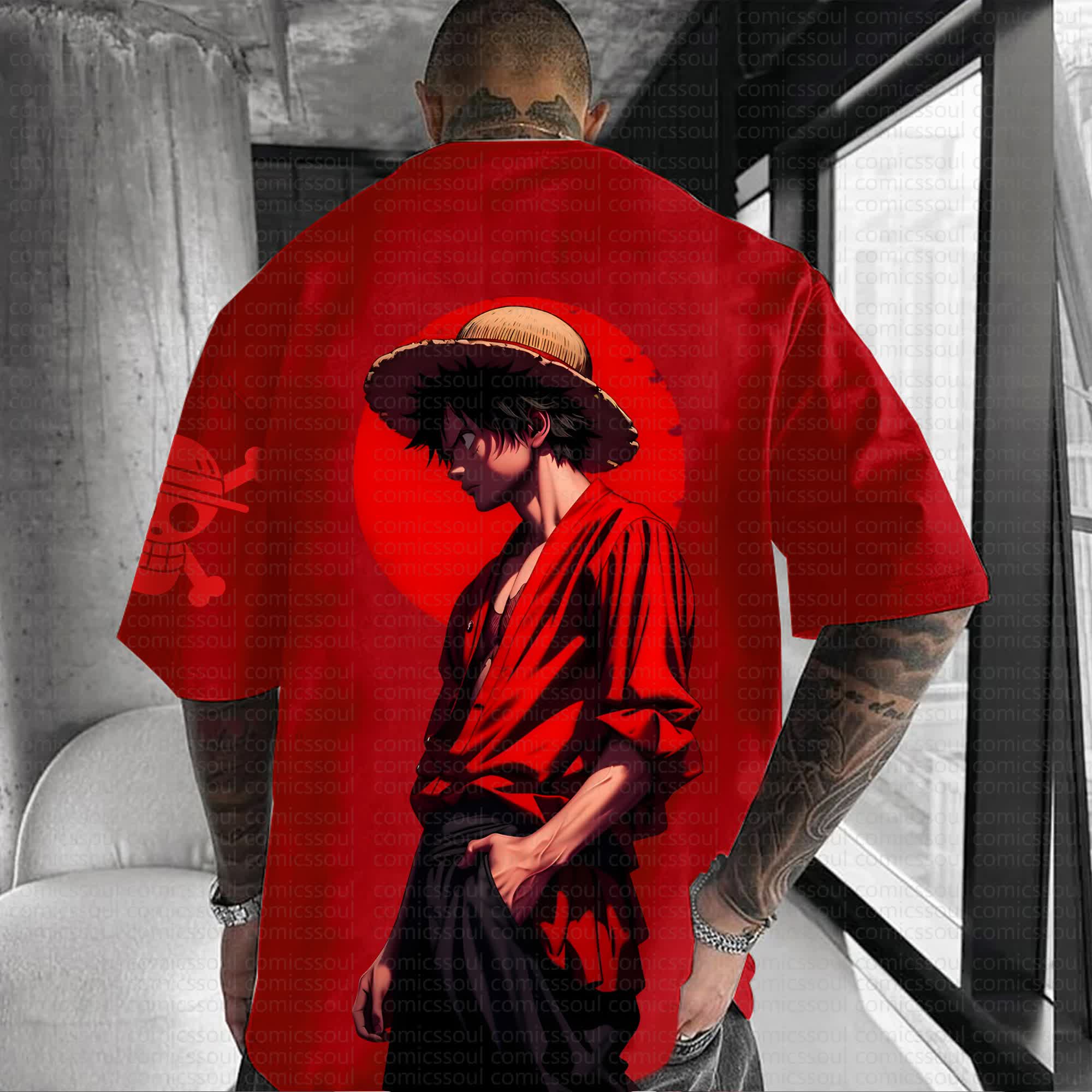 Unisex Anime Inspired Vintage T-Shirt丨Comicssoul