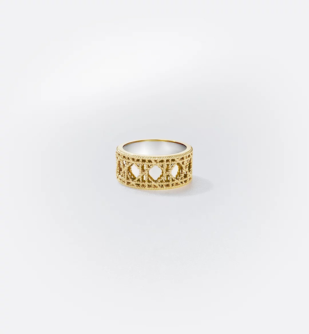 Replicate My Dior Ring Yellow Gold and White Gold(1:1 replica) - Original Replica Club