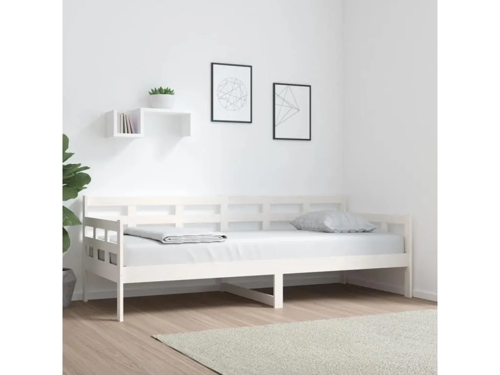Sofá cama Lluesmahome maciza de Lluesmahome blanco 80x200 cm 47019OASK