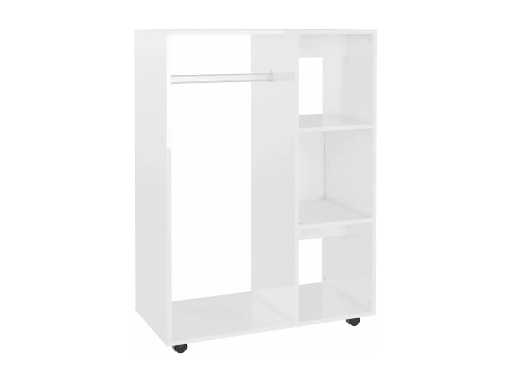 Armario Blanco brillo 80x40x110 cm Prietocasa contrachapada