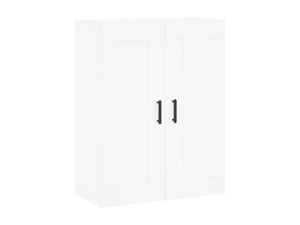 Armario de pared Lluesmahome de ingeniería blanco 69.5x34x90 cm 18478CKZM
