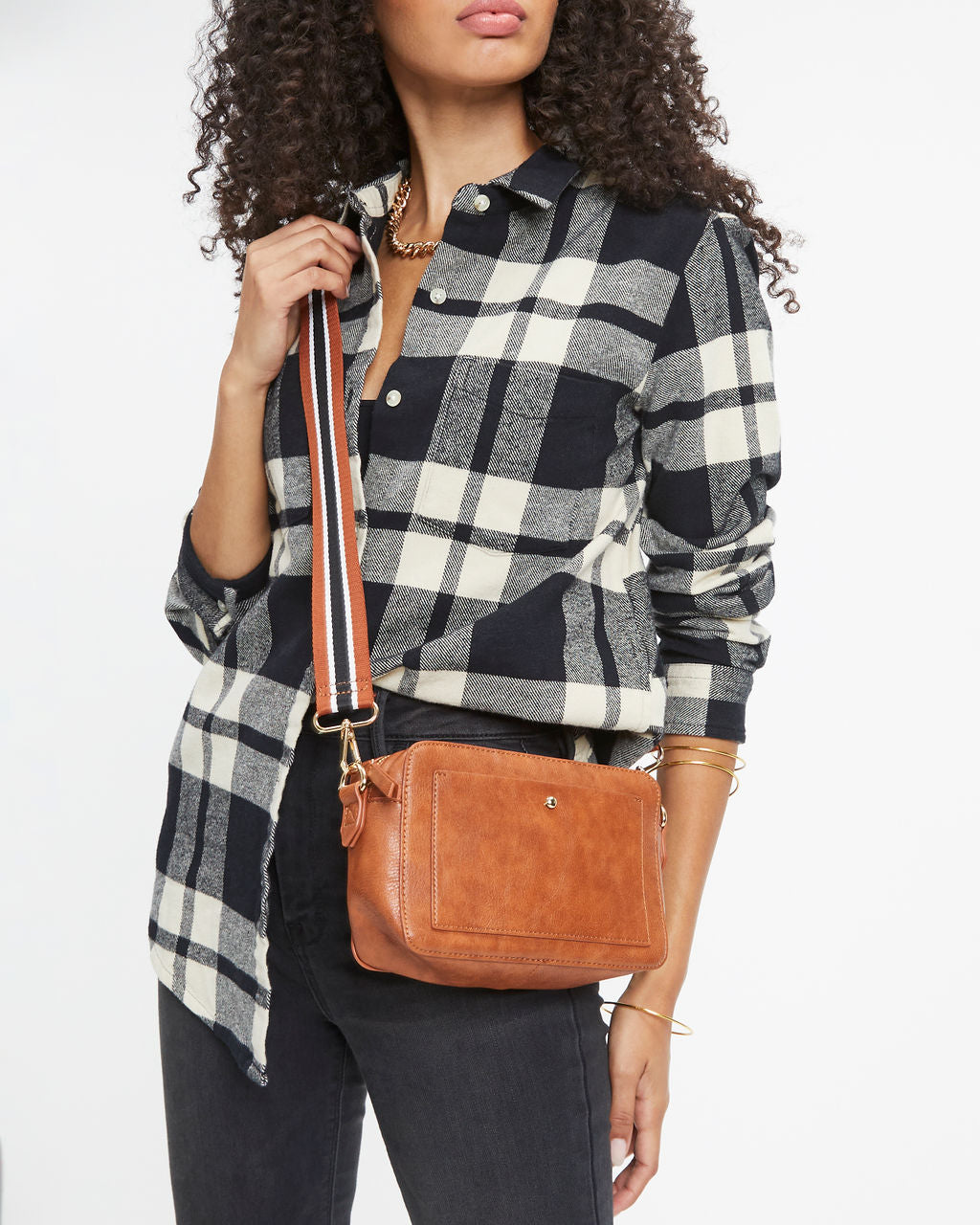Skylie Crossbody Camera Bag - Tan - Se7enfashion