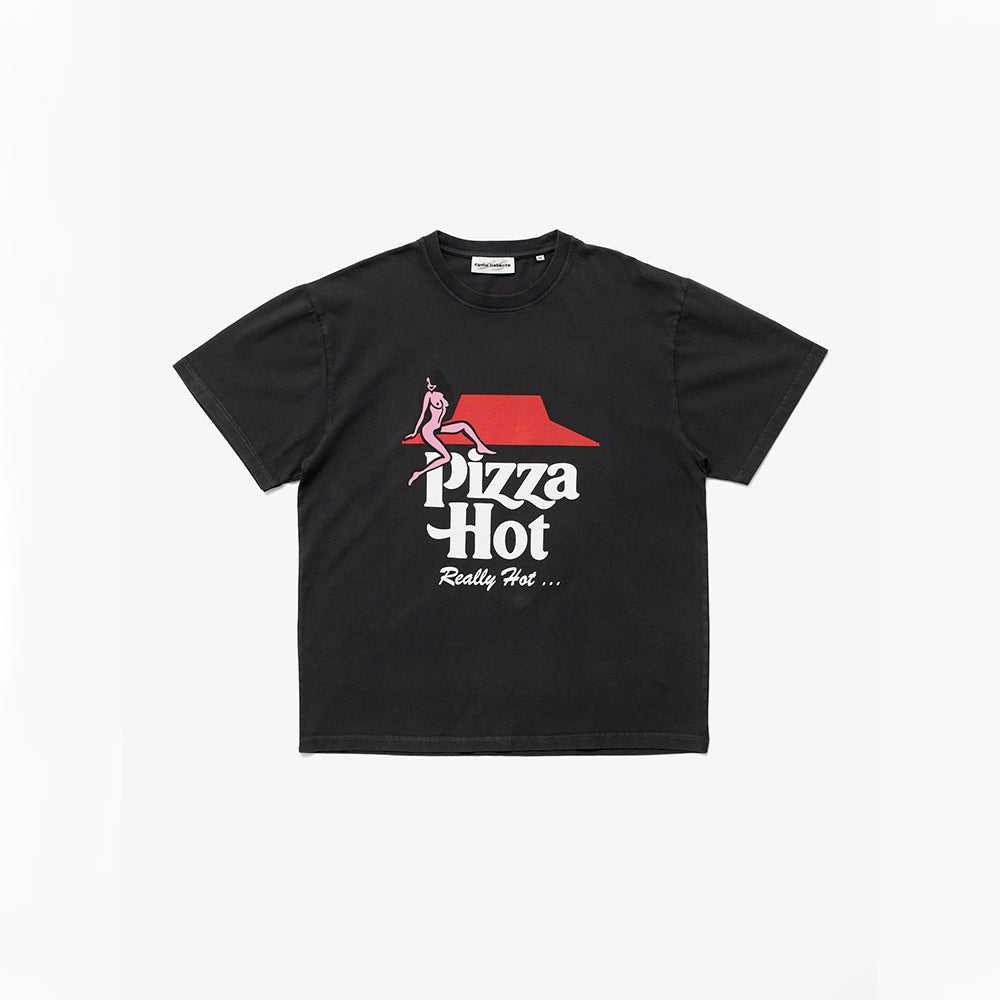 Carne Bollente - T-shirt Pizza Hot - Noir