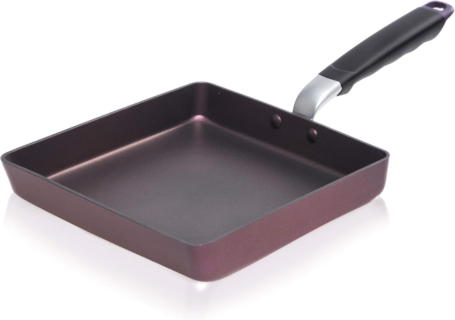 TECHEF - Tamagoyaki Japanese Omelette Pan/Egg Pan Skillet, PFOA-Free, Dishwasher Safe, Induction-Ready, Made in Korea (Black/Medium)