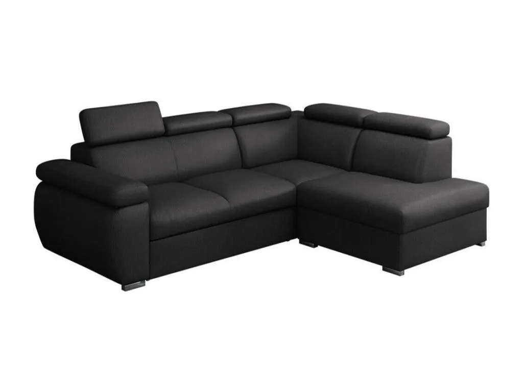Sofá rinconero Mobtrendy 161 Gris Función de descanso Caja de ropa de cama 260x200cm 61078ecdd