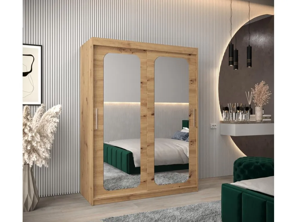 ARMARIO Boverdeco T3 DE PUERTAS CORREDERAS 200/150/62 2 puertas (artisan/artisan)