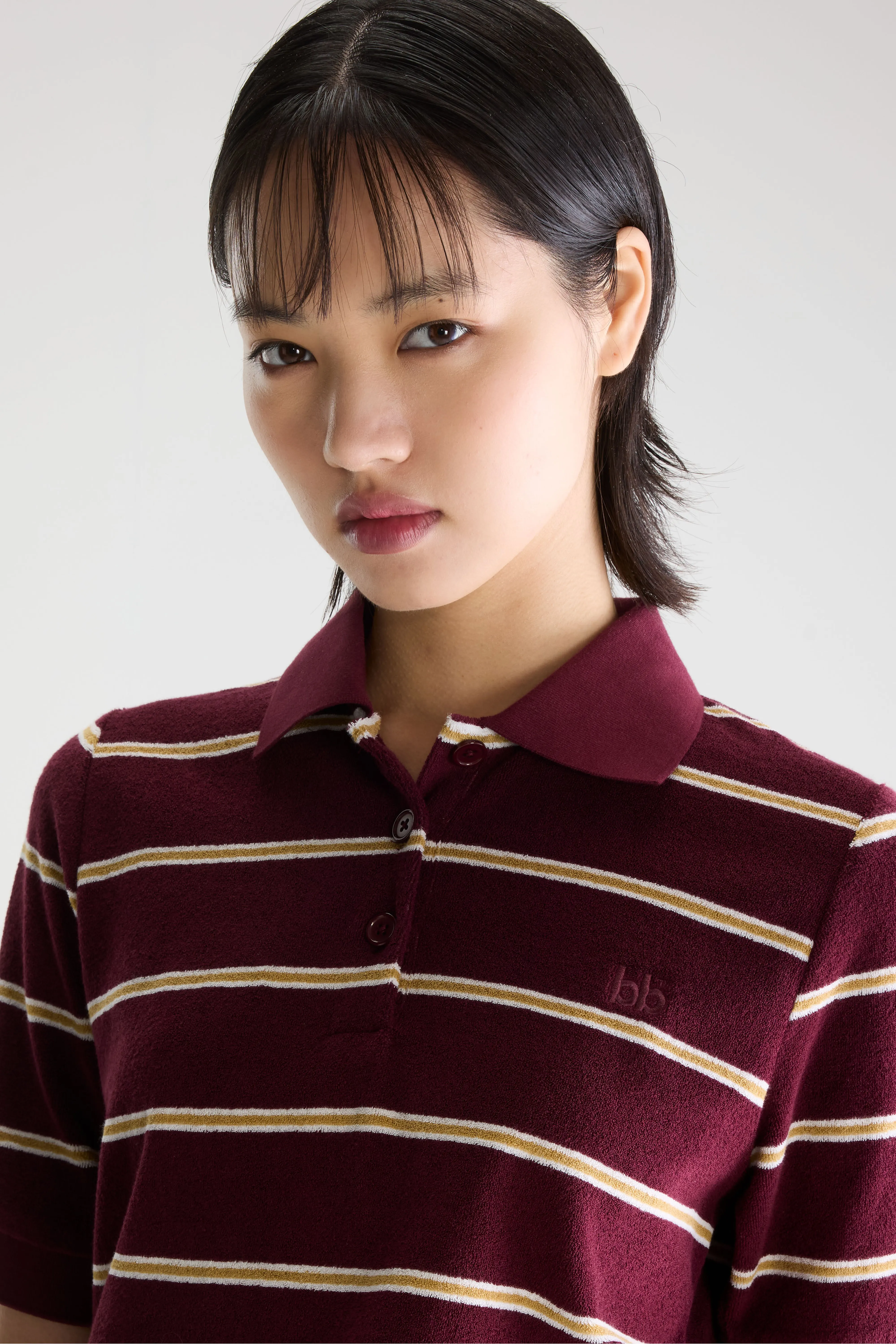 Bellerose Crixus terry polo (261 / W / STRIPE A)