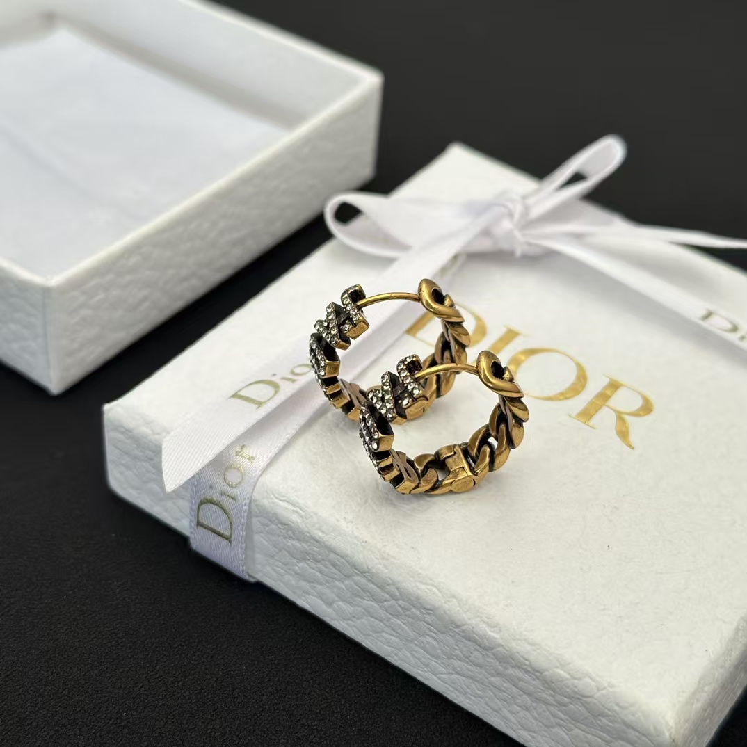 Dior JADIOR Hoop Earrings Ring - Two Wear Ways - Original Replica Club