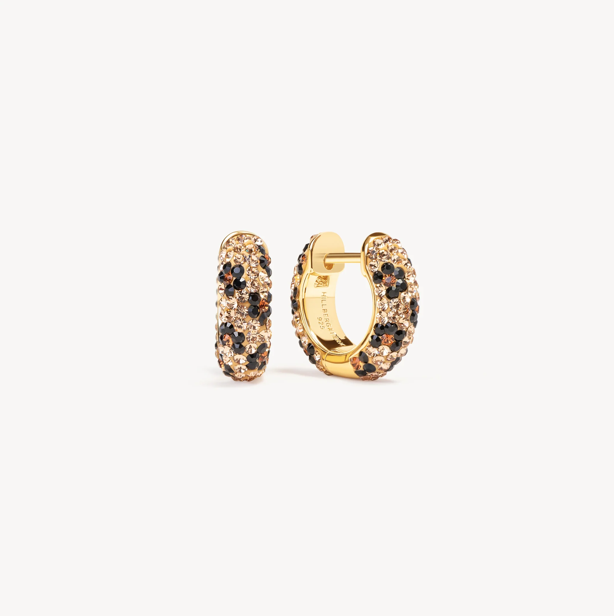 Small Sparkle Hoop Earrings