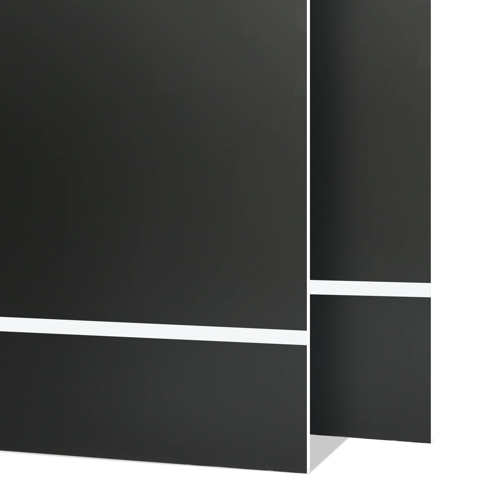 1.3mm Black to White Two-Tone Acrylic Sheet (4pcs)