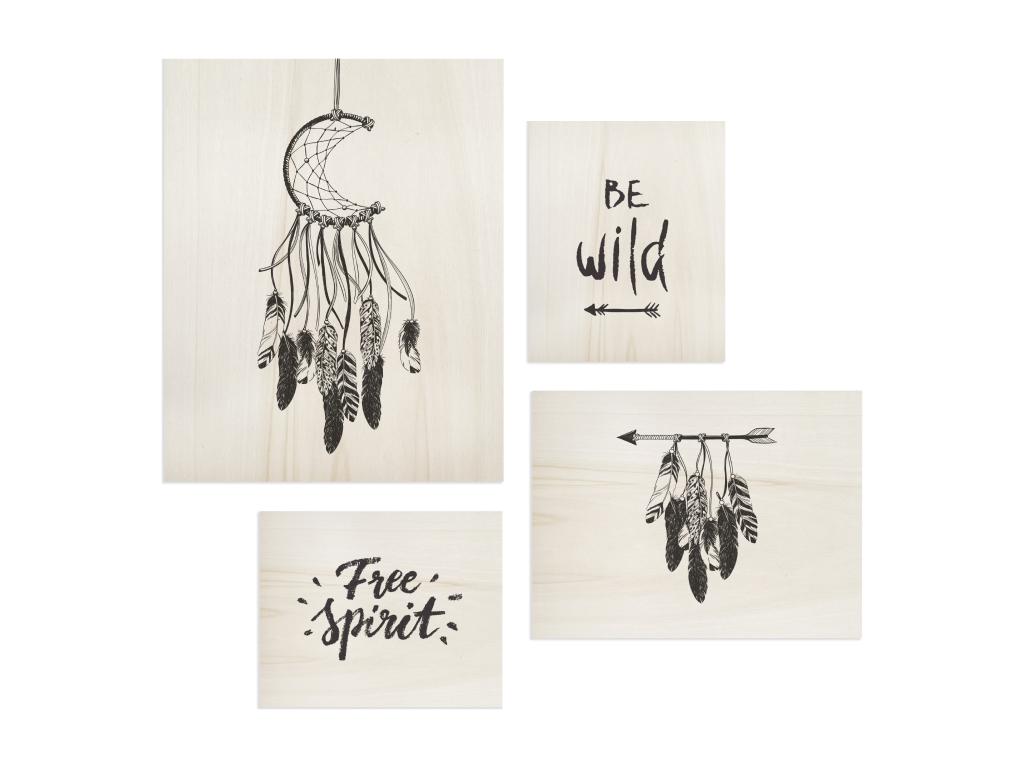 Pack de cuadros con motivos Boho
