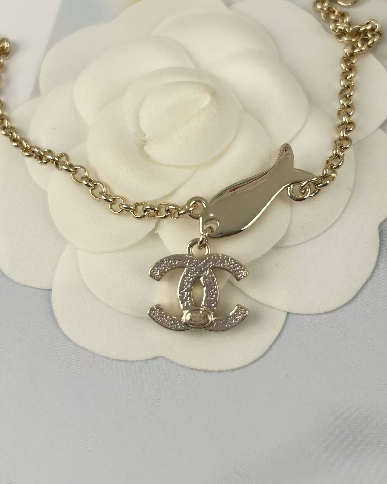 Chanel Light Gold Fish Bracelet - Original Replica Club