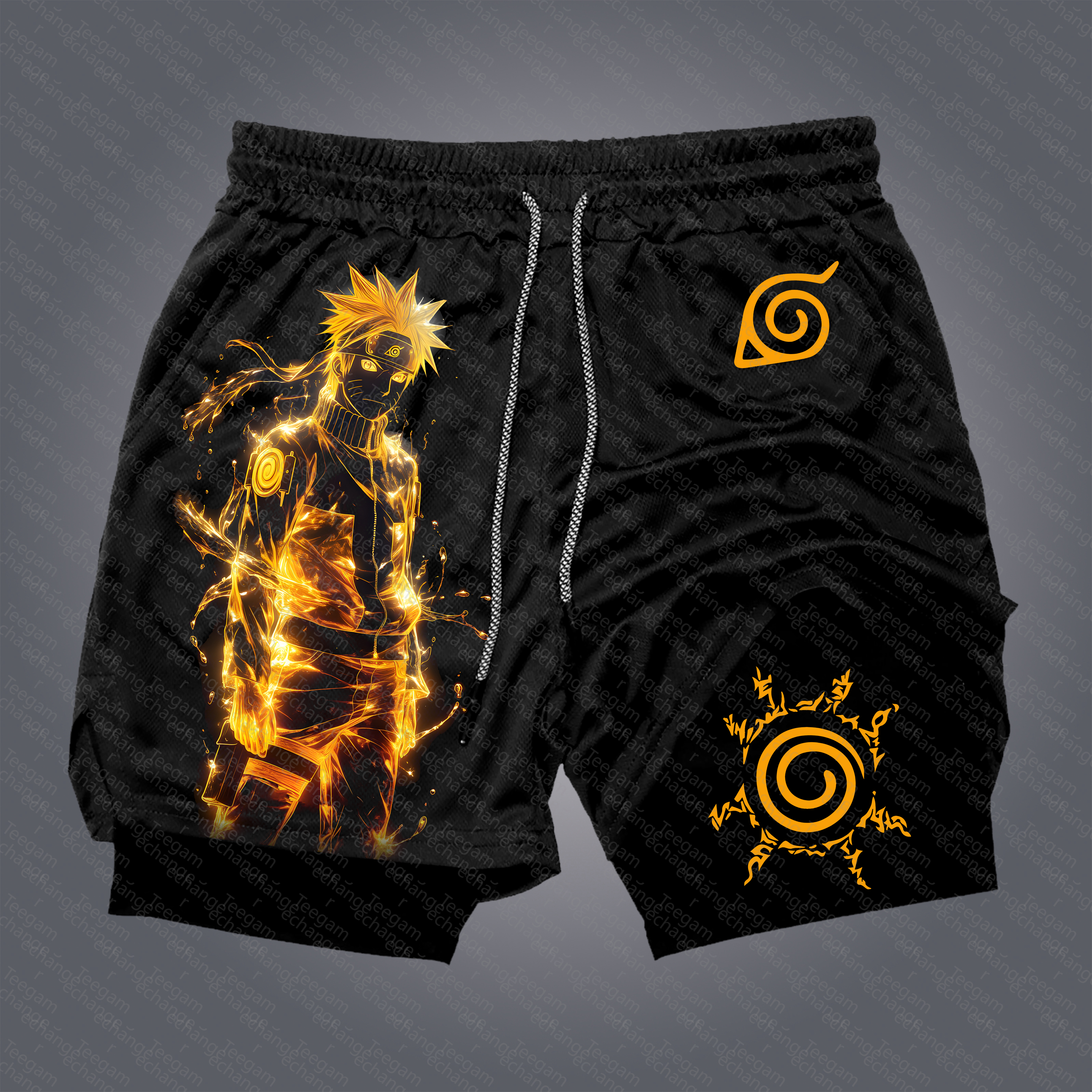 Unisex Casual Anime Streetwear Gym Shorts