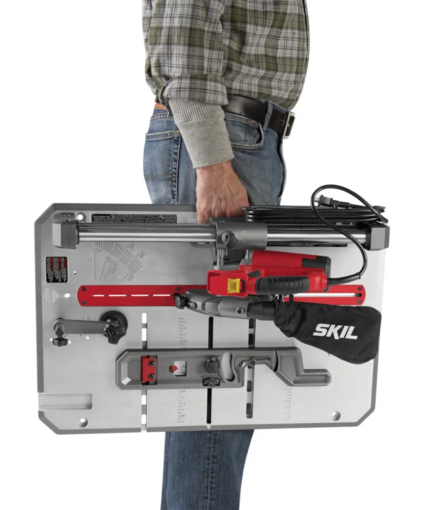 SKIL 3601-02 7-Amp Corded Electric Flooring Saw with 36T Contractor Blade - Image 7