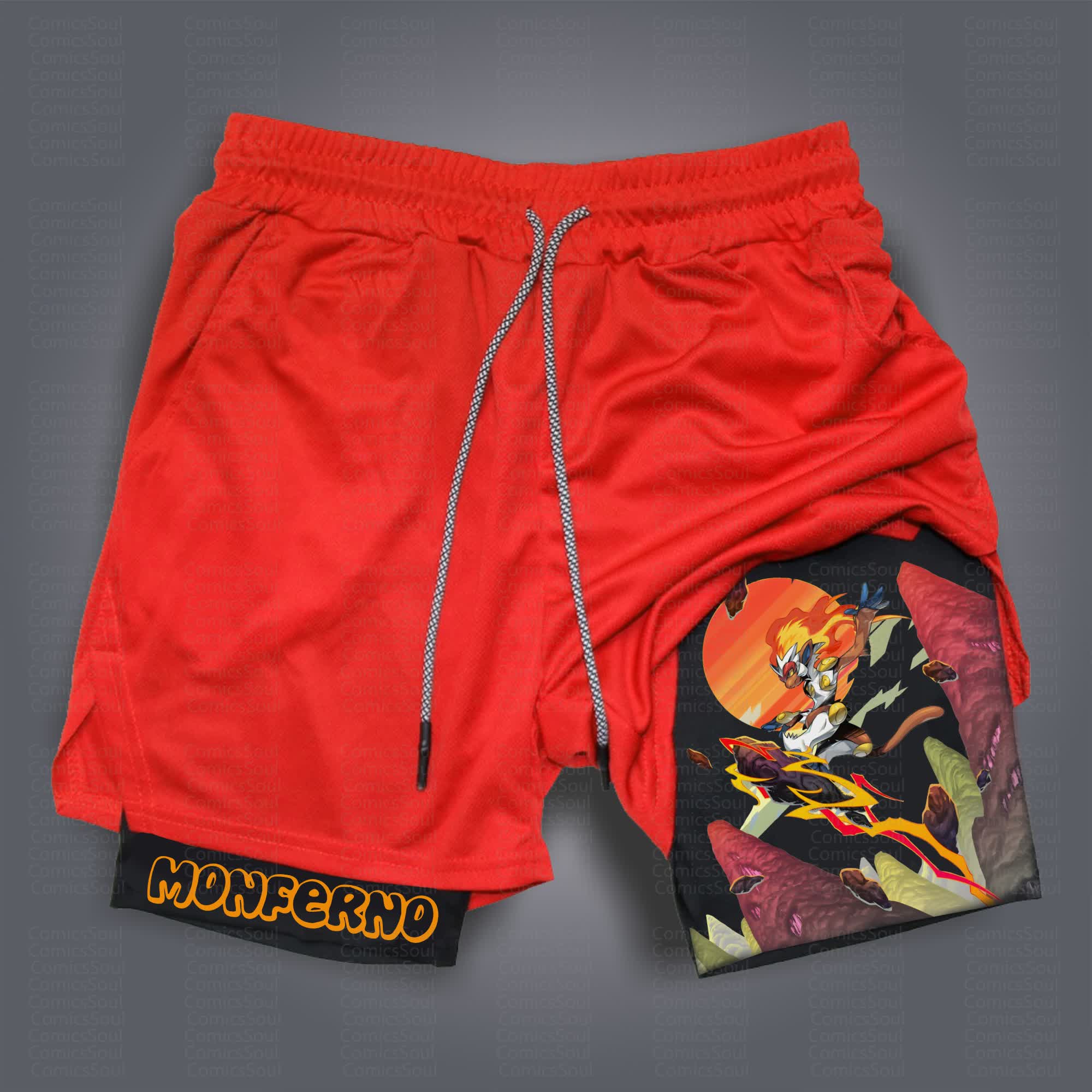 Unisex Casual Anime Streetwear Shorts 丨Comicssoul
