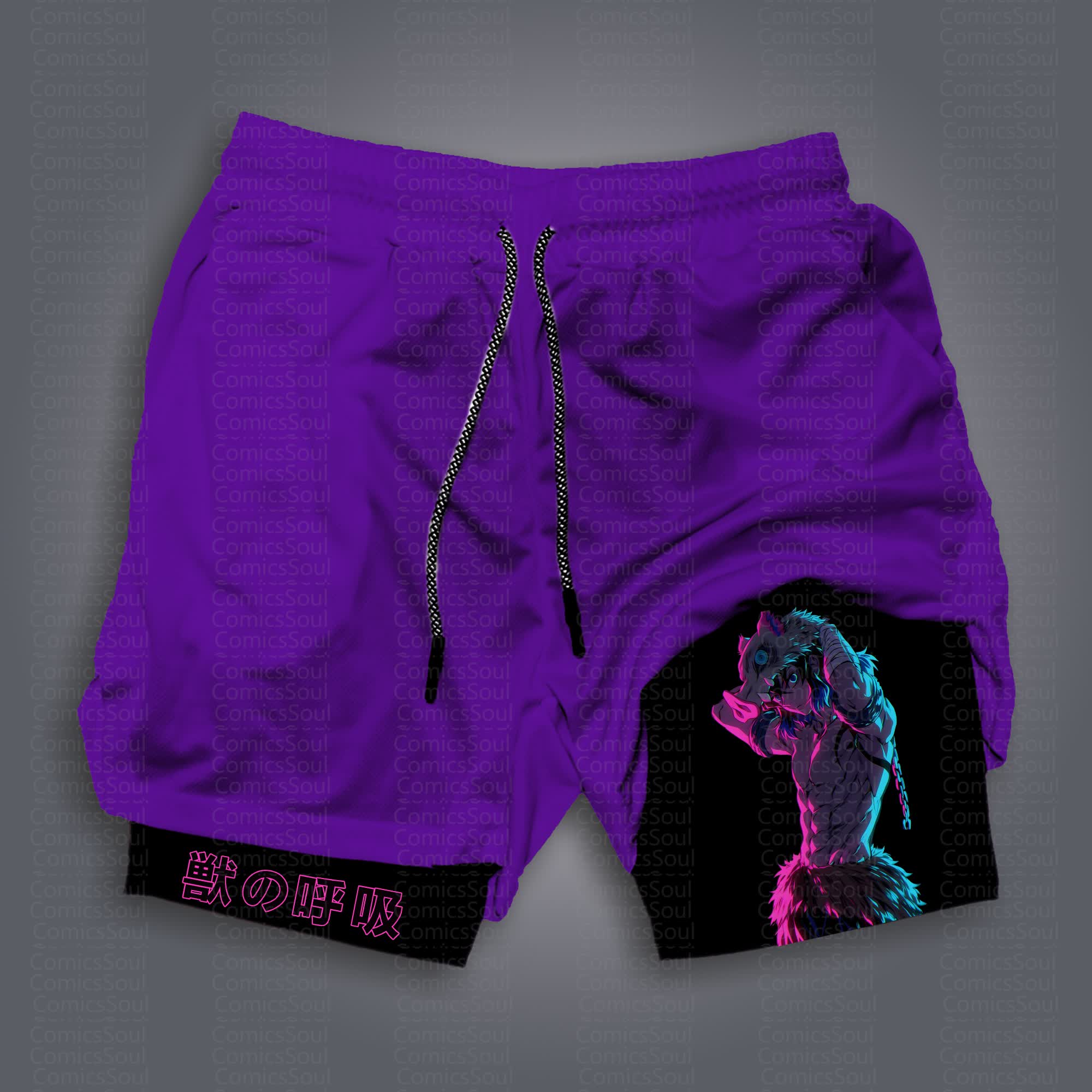 Unisex Casual Anime Streetwear Shorts 丨Comicssoul