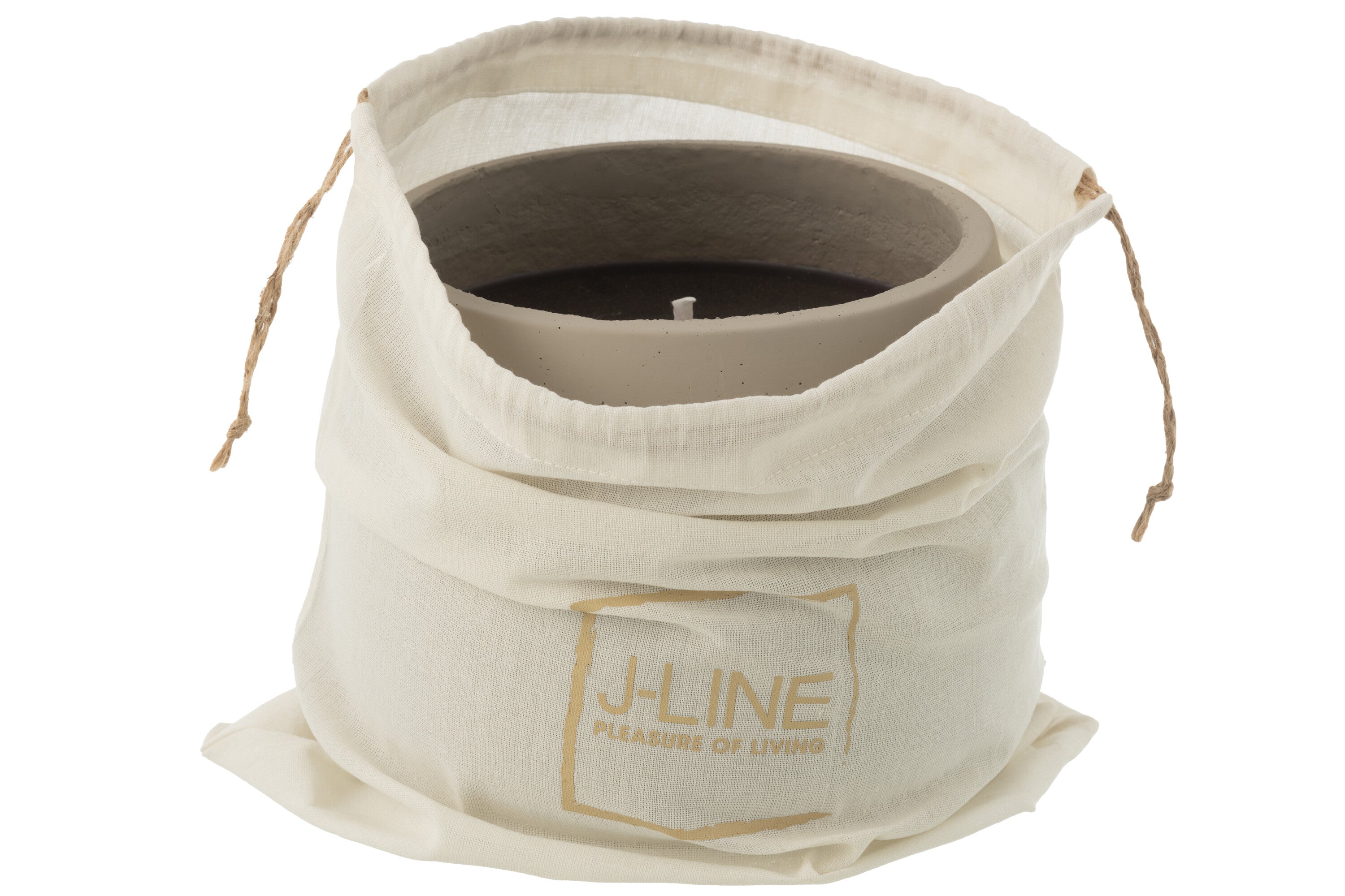 J-Line buitenkaars Cyra - cement - grijs - large