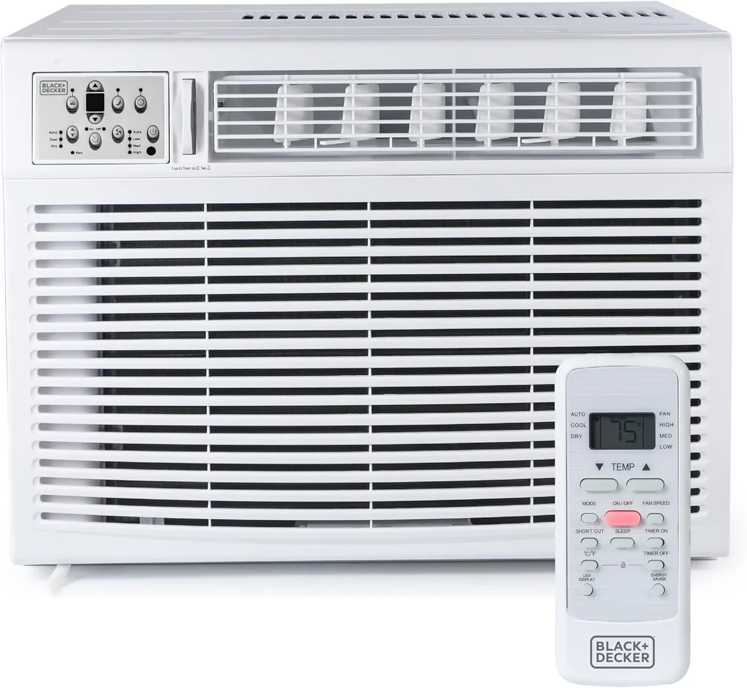 BLACK+DECKER Window Air Conditioner 5000 BTU Cools Up to 150 Square Feet AC Mechanical Controls