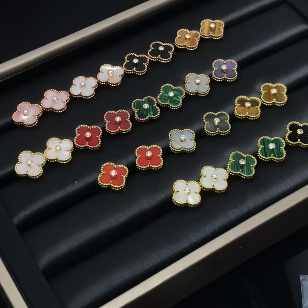VCA Vintage Alhambra Earrings - Original Replica Club